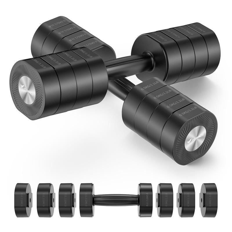 Core & More 4-in-1 Adjustable Dumbbell Set