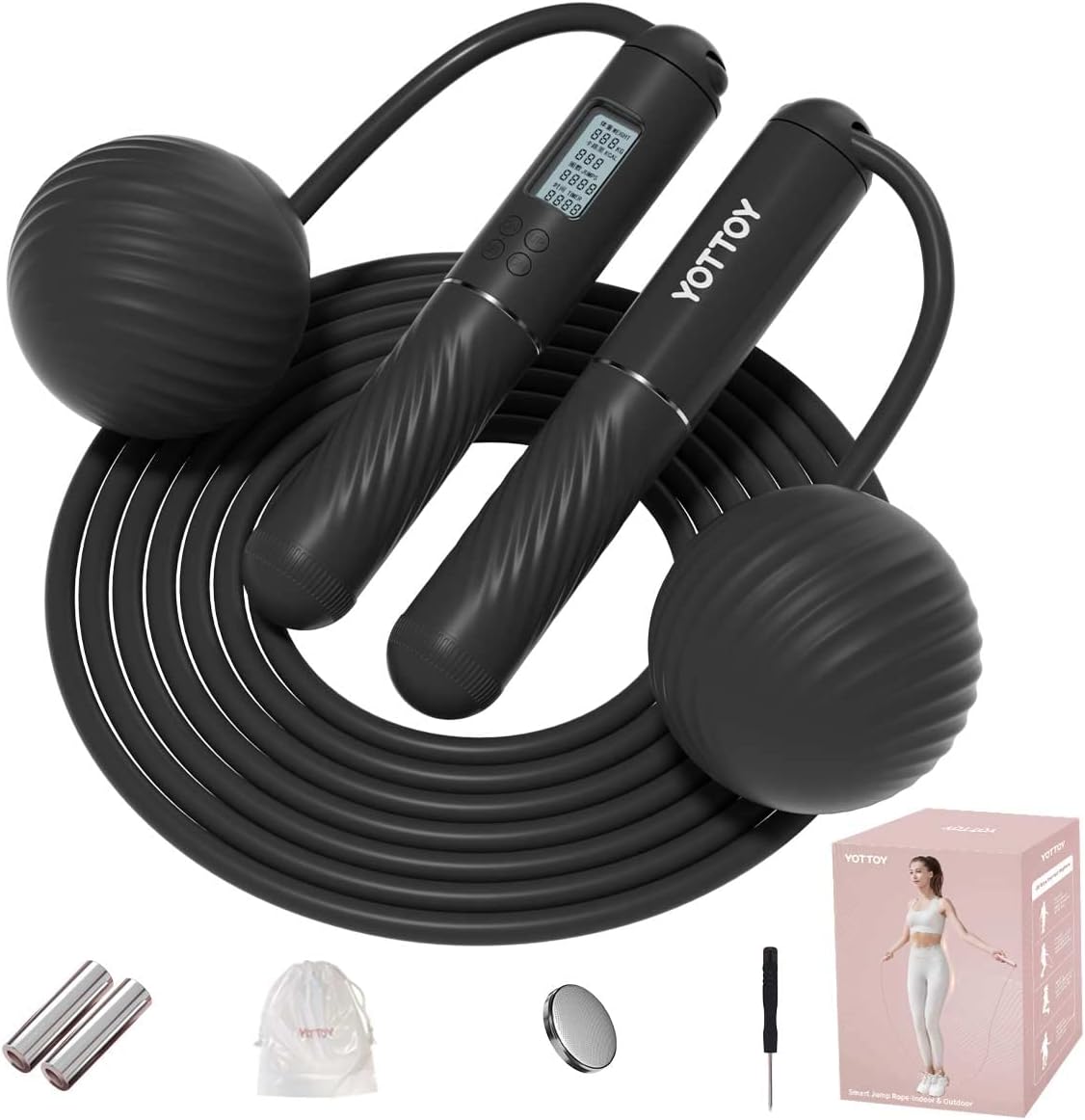 Core Jump Rope with Counter